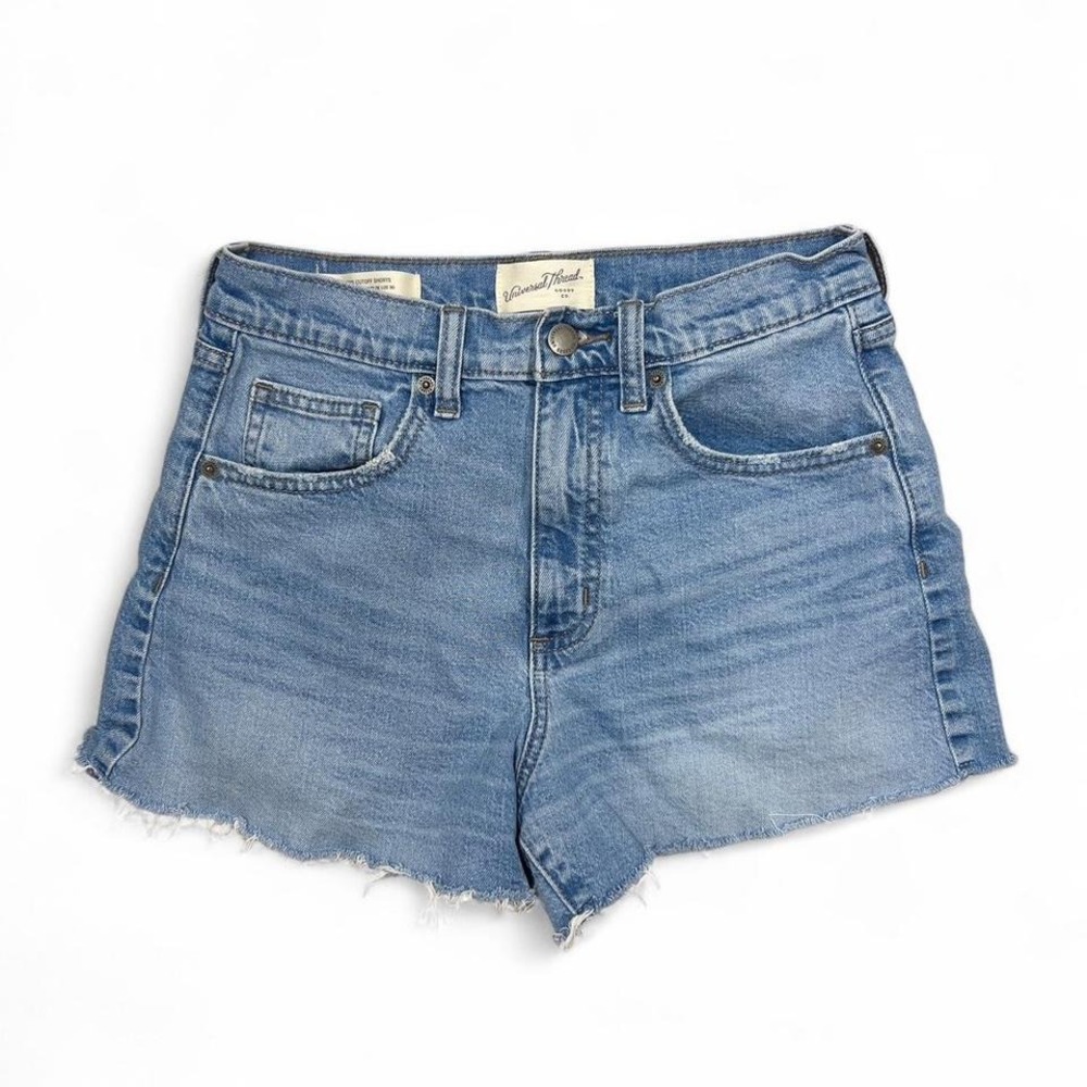 Universal Thread High Waisted Denim Shorts 90s Cut Off Shorts Women's 4 Regular